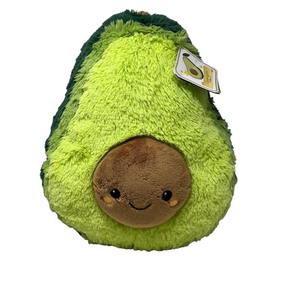 Squishable Comfort Food Avocado Plush Green Smiling 16" Tall NWT - Picture 1 of 8